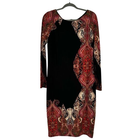 Joseph Ribkoff Dresses & Skirts - Joseph Ribkoff Scarf Print Paisley Baroque Dress Size 12